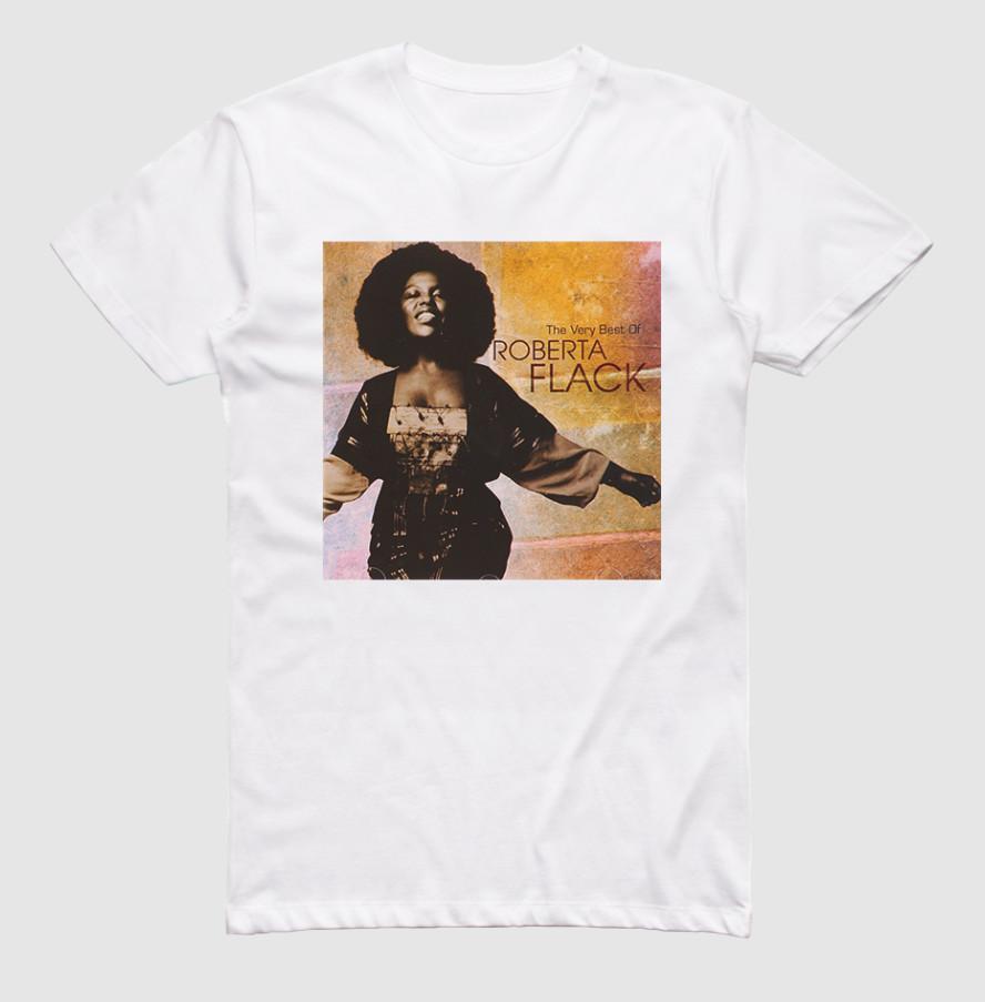

Roberta Flack The Very Best Of Roberta Flack Album Cover T-shirt size S-5XL Unisex T-Shirt M