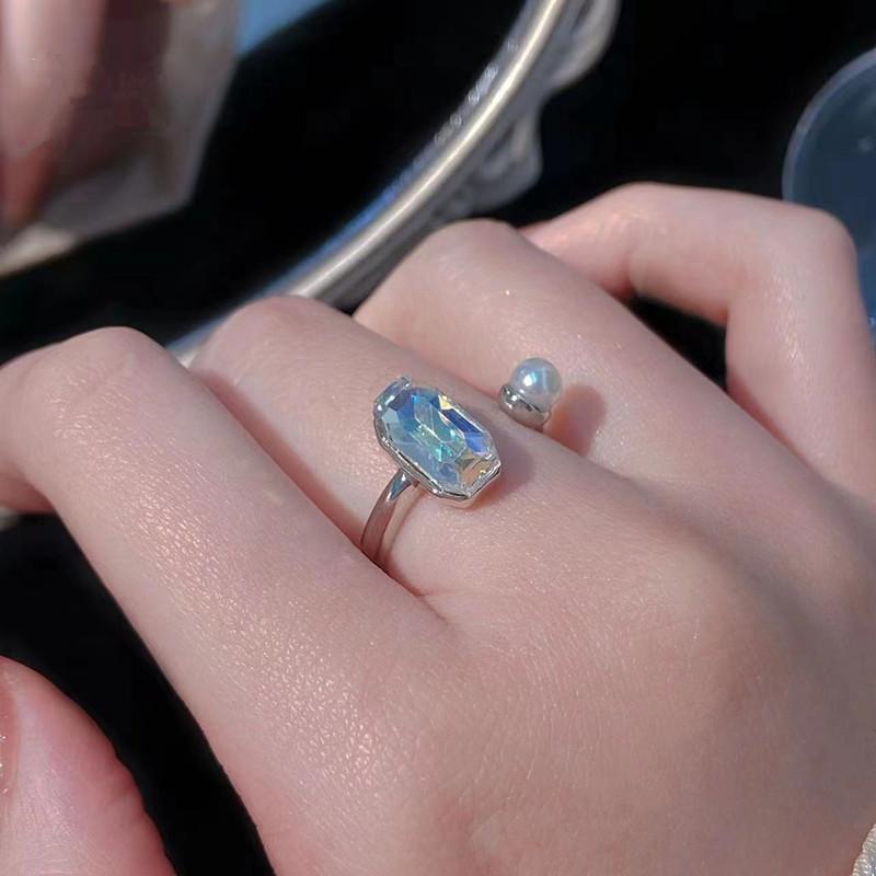 New Spirit Snake Snake Ring Men's and Women's Tail Ring Small Snake Index Finger Ring Opening Adjustable Personality Ring