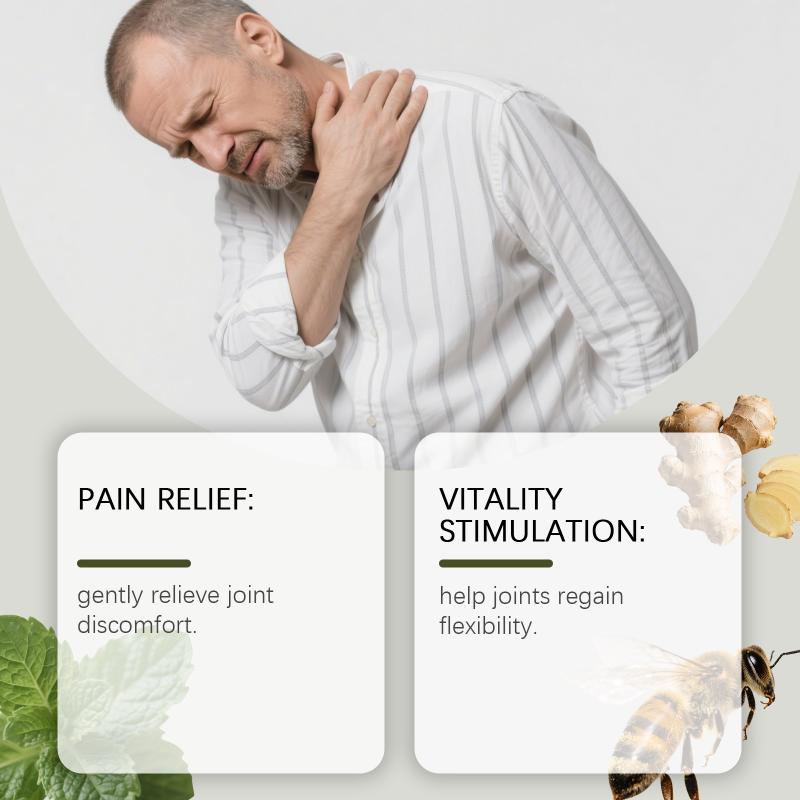 Bee Venom Joint Care Cream For Soothing Moisturizing Muscles Joints, Gentle Comfortable, Suitable For Legs, Neck, Wrists, Knees