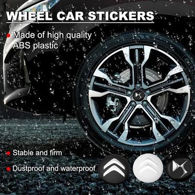 Capace Centrale Jante Auto 60mm Capace Jantă Embleme Autocolante Pentru DS SPIRIT 2 3 4 5 6 7 DS2 DS3 DS4 DS5 DS6 DS7 Accesorii