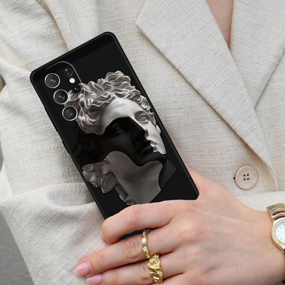 Greek Aesthetics Plaster statue Cell Phone Case for Samsung Galaxy S26 Ultra S25 S24 S23 S22 S21 S20 Note10 Cover