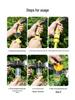 High-Pressure Water Gun and Sprinkler for Car Wash, Garden Watering, Fertilizing, and Seedling Care.