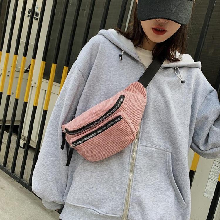 Crossbody Fannys Pack with Zipper Pockets,Belt Bag Fannys Pack Crossbody Bags for Women Everywhere Belt Bag Bum Bag