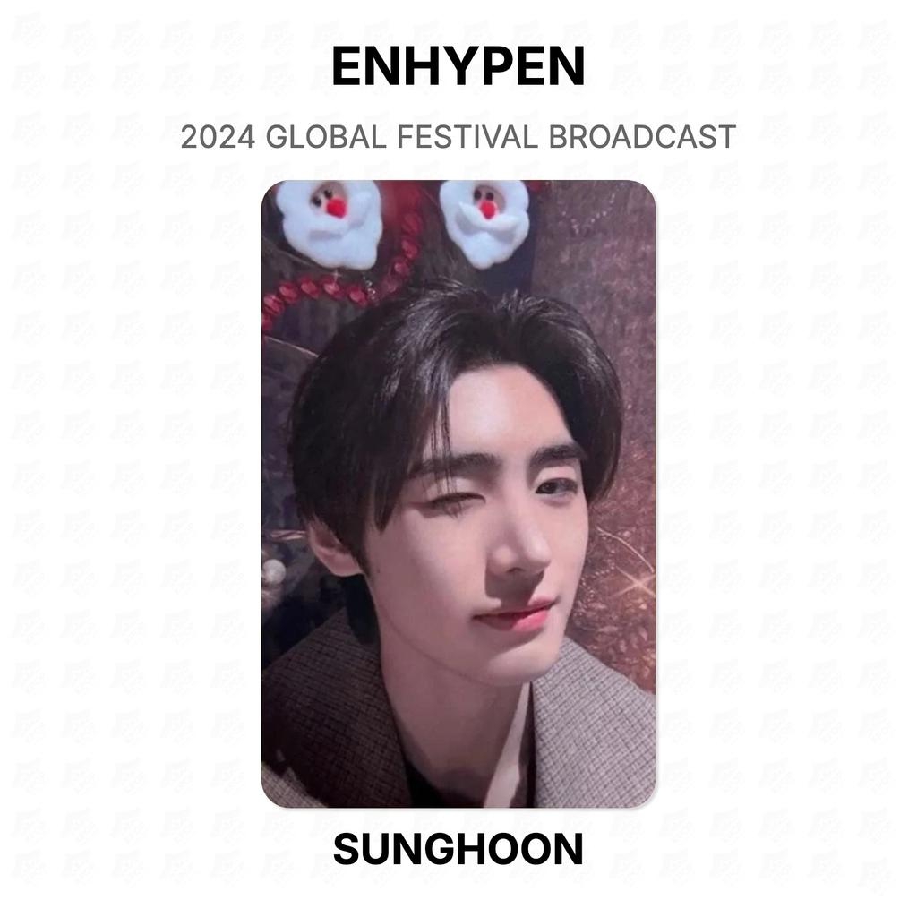 ENHYPEN 2024 GLOBAL FESTIVAL BROADCAST Official Photocard