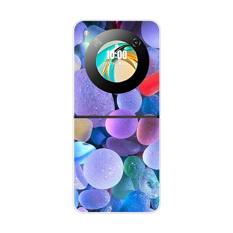 Pevný PC kryt pre ZTE Nubia Flip 2 Nárazuvzdorné puzdrá na telefón pre ZTE Libero Flip 2 5G Zadný priehľadný kryt Flip2 Coque Funda