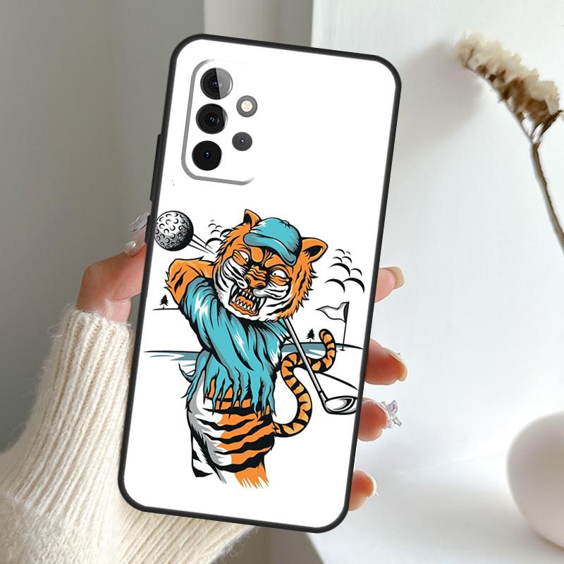 Golf Ball Case For Samsung Galaxy A52 A32 A12 A16 A26 A36 A56 A15 A35 A55 A34 A54 A13 A33 A53 A17 A06