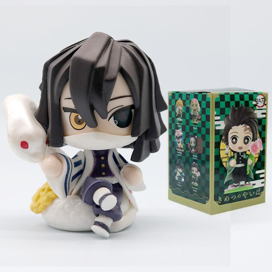Demon Slayer Tanjiro Kamado Nezuko Anime Zeichentrickfigur Blindbox Kreative Personalisierte Statue Modell Ornament Überraschungsgeschenkbox