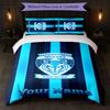 Warrington Wolves FC Custom Name Text Bedding Set 1 Duvet Cover+2 Pillowcases Soccer Logo Personalized Gift For Special Occasion Bedroom Decor