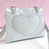 Marble Ita Bag with Can Badge Otaku Ita Clear Gray [Ugou Xiaopu] Case, Goods, g.triger Bag, Bag, Transparent, [Product]