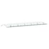 vidaXL Gartenbank-Auflage Blattmuster 180x50x7 cm Oxford-Gewebe