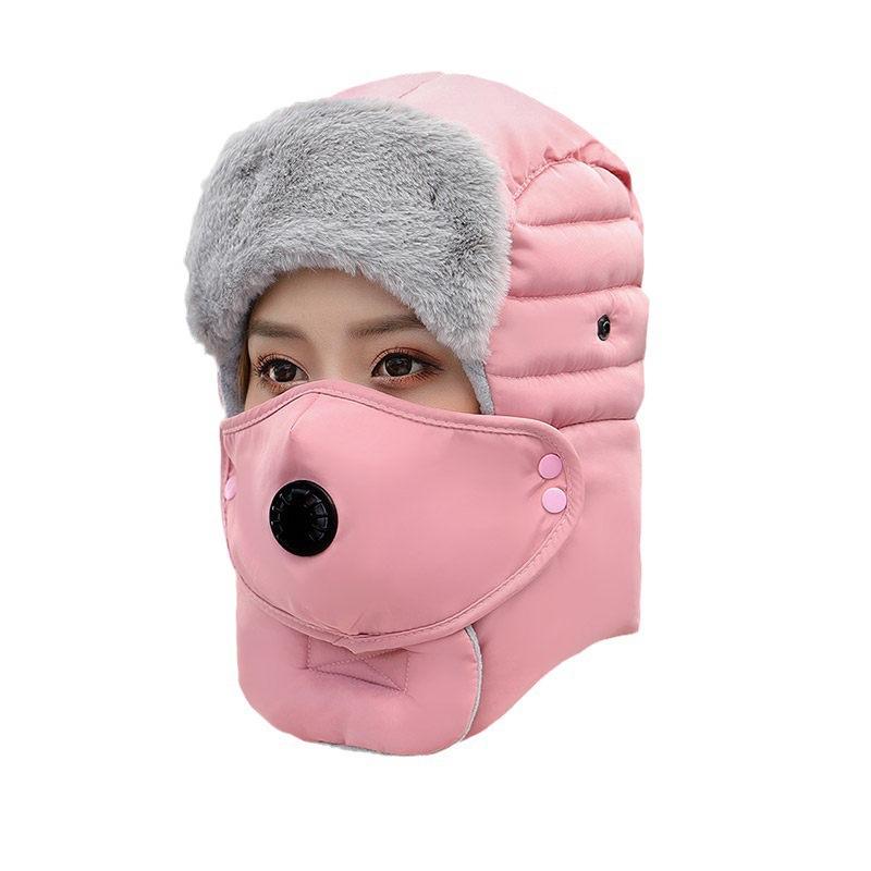 Winter hat, warm, cold and windproof glasses, Lei Feng hat, windshield ear protectors, riding ski hat and men's and women's goggles