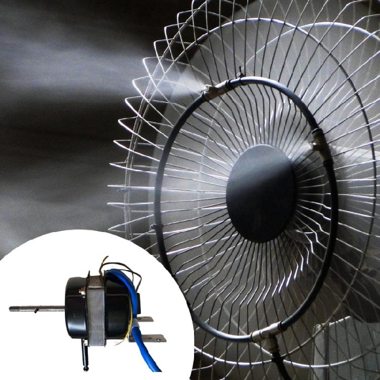 Electric Fan Motor Desk Fan Motor Floor Fan Motor Accessories 60W Double Bearing Motor for 18P Standing Fan Accessories