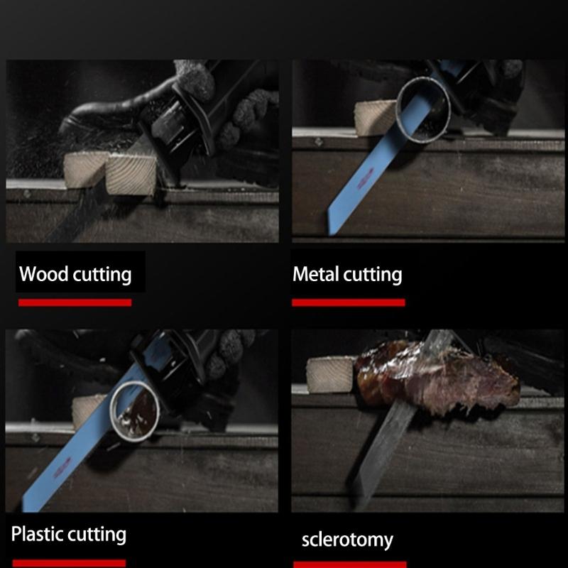 Handheld Battery Reciprocating Handsaw Replacement Variable Speed 3500RPM Reciprocating Handsaw for Cutting Wood Metal