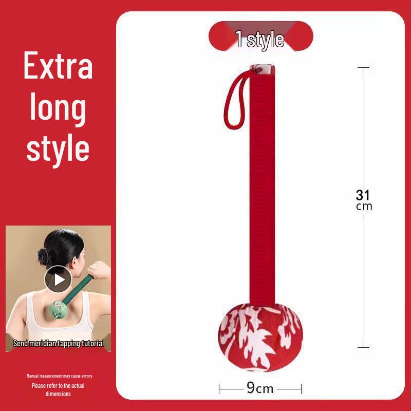 

Handmade Cartoon Silk Mugwort Meridian Tapping Massage Hammer with Tassel.