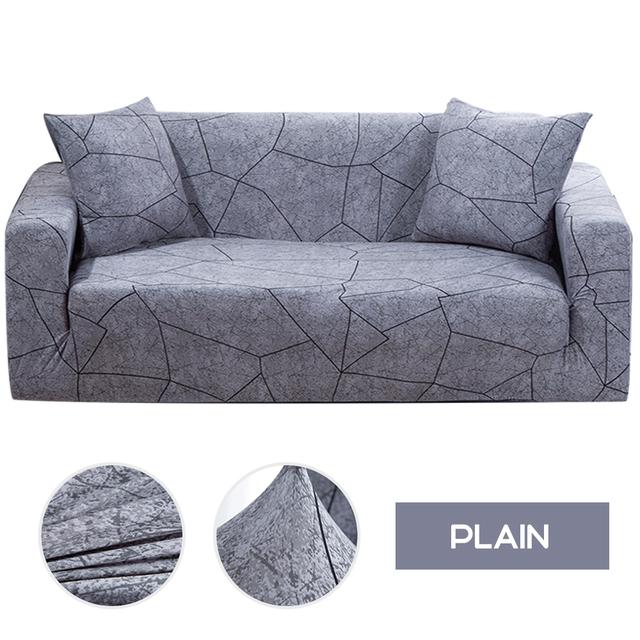 Jacquard Elastic Stretch Sofa Cover Spandex Plain Couch Covers For Universal Sofas Sectional Livingroom L Cover