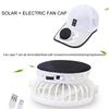 Solar Rechargeable Fan Baseball Cap, Spring And Summer Sun Visor Cap, Cap