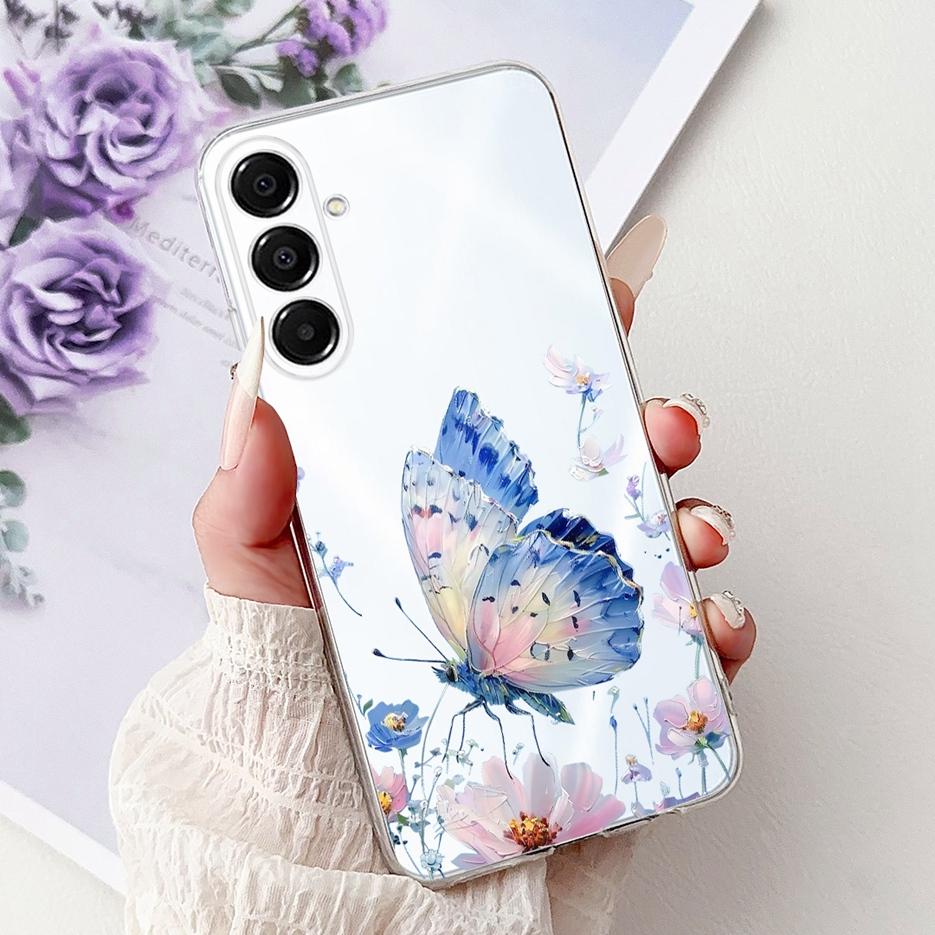 For Samsung Galaxy A17 4G Case SM-A175F New Luxury Painted Cover Soft Slim Phone Case For Samsung A17 A 17 5G A176B Fundas Coque