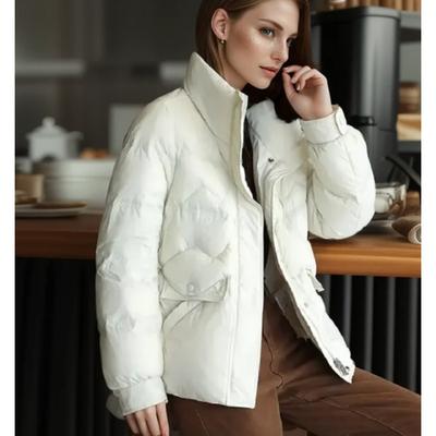 New Autumn Winter Jackets for Women Stand Collar White Duck DFashion Jacket