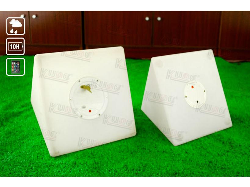 Waterproof RGB LED Pyramid Table Lamp: Outdoor/Indoor Decorative Light