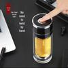 ZhiShi Tea Infuser Double-Layer Glass Mug