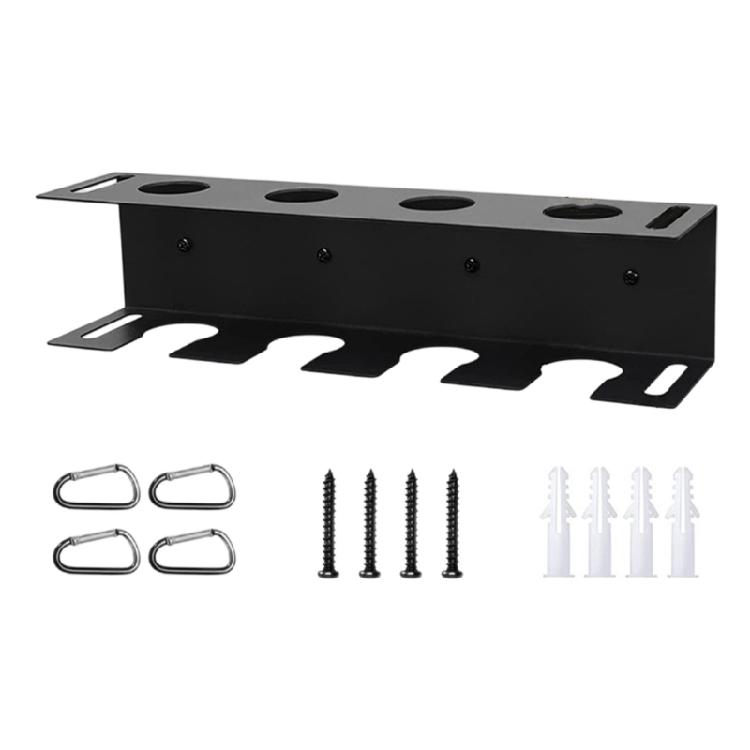

Wall Mounted Baseball Bat And Ball Holder Rack Metal Baseball Bat Display Stand For Bats Sticks And Balls Management