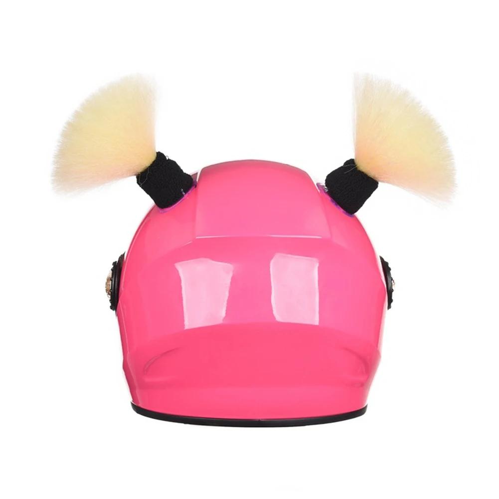 

Украшение для мотоциклетного шлема в виде косы, конского хвоста, шлем для мотокросса, панк-украшение для волос, аксессуары, универсальное украшение бежевый