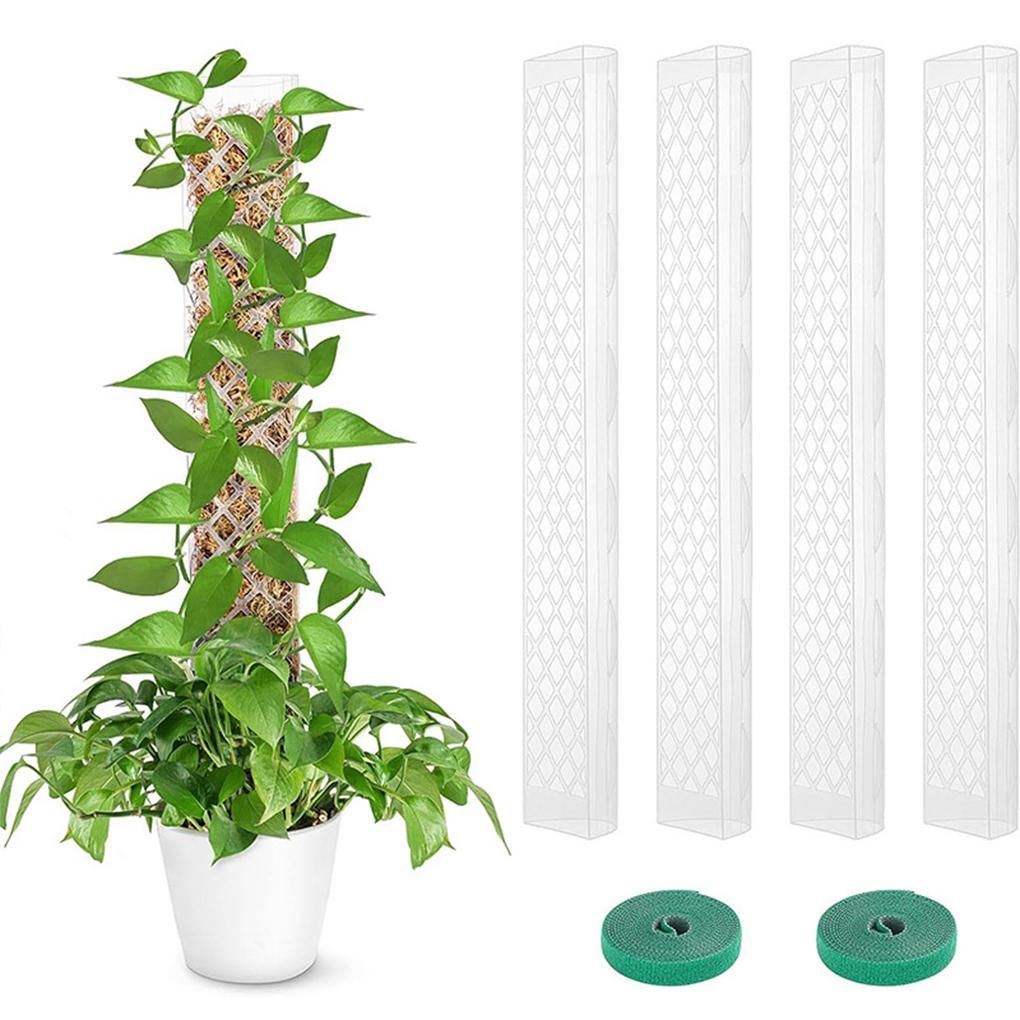 ABS Indoor Potted Plant Support Moss Pole For Easy Growth Train Plants To Grow Upward Sticks Support