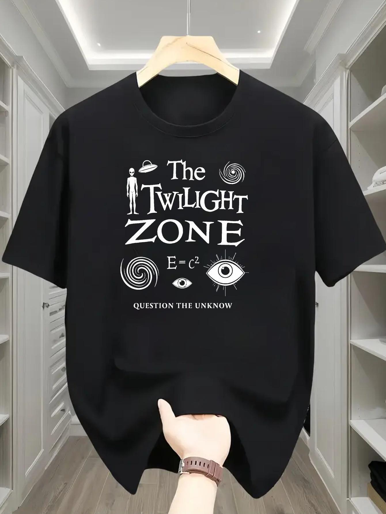 

Twilight Zone Graphic T-shirt - Black Cotton Blend S