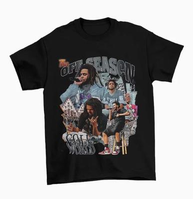 The Off Season J Code World T-shirt, J Cole Retro T-shirt