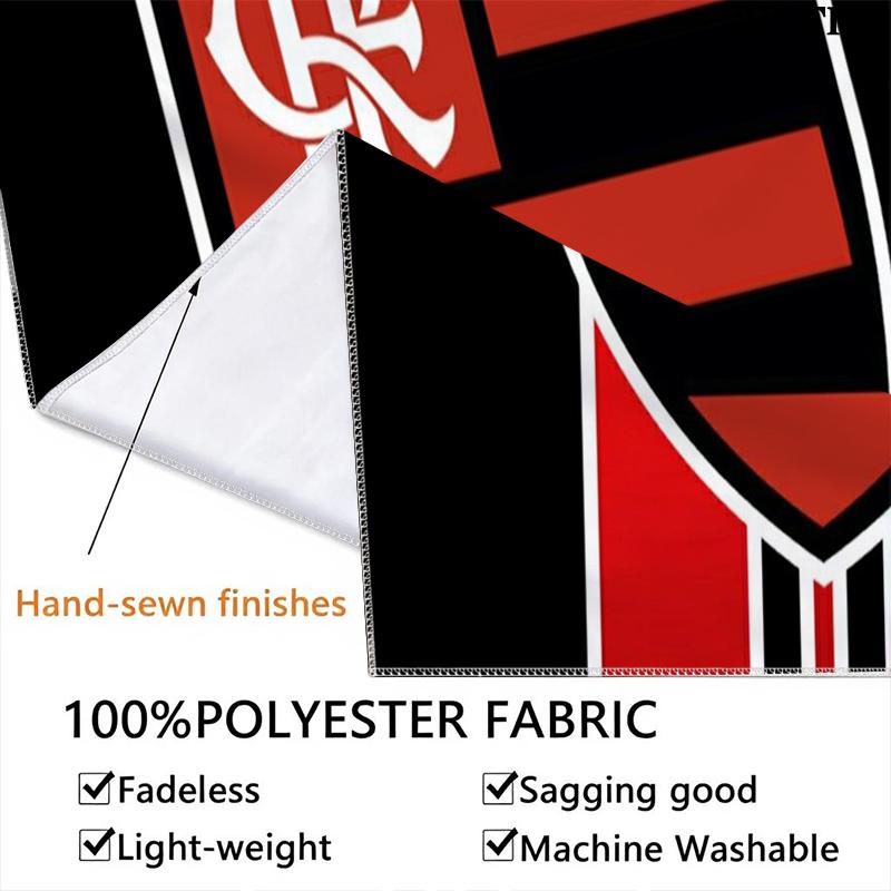 CR Flamengo Wall Tapestry Aesthetic Wall Hanging Printed Fabric Blanket Decorative Tapestries for Bedroom Living Room Home Decor