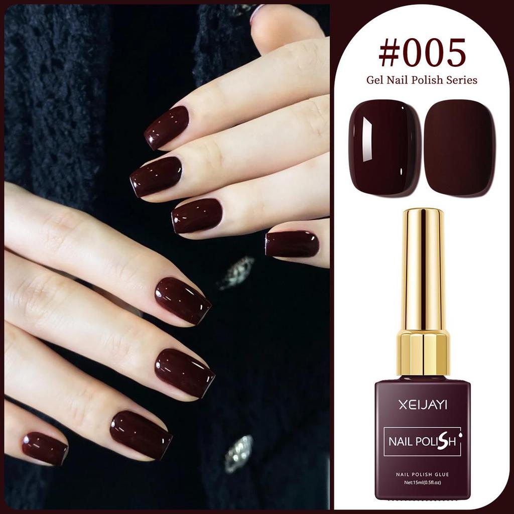XEIJAYI 15ml Solid Color Nail Gel - 72 Color Options for Nail Art Salons