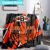 Custom Name Blanket Cincinnati Browns Legacy Blanket Bedding Blanket for Travel, Camping, Living Rooms, Offices, Sofas, Fan Christmas gift