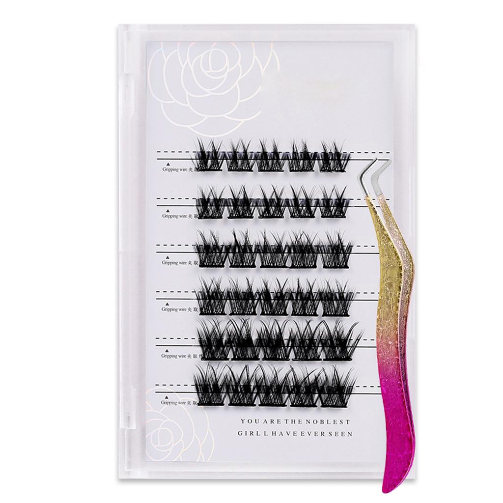 Z LRAQI BEAUTY Individual False Eyelashes Self Adhesive Cluster Fake Eyelashes Glue Free Eyelashes Natural Looking