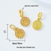 Year of the Horse Sand Gold Non-Fading Drip Oil Beaded DIY Bracelet and Jewelry Accessories.