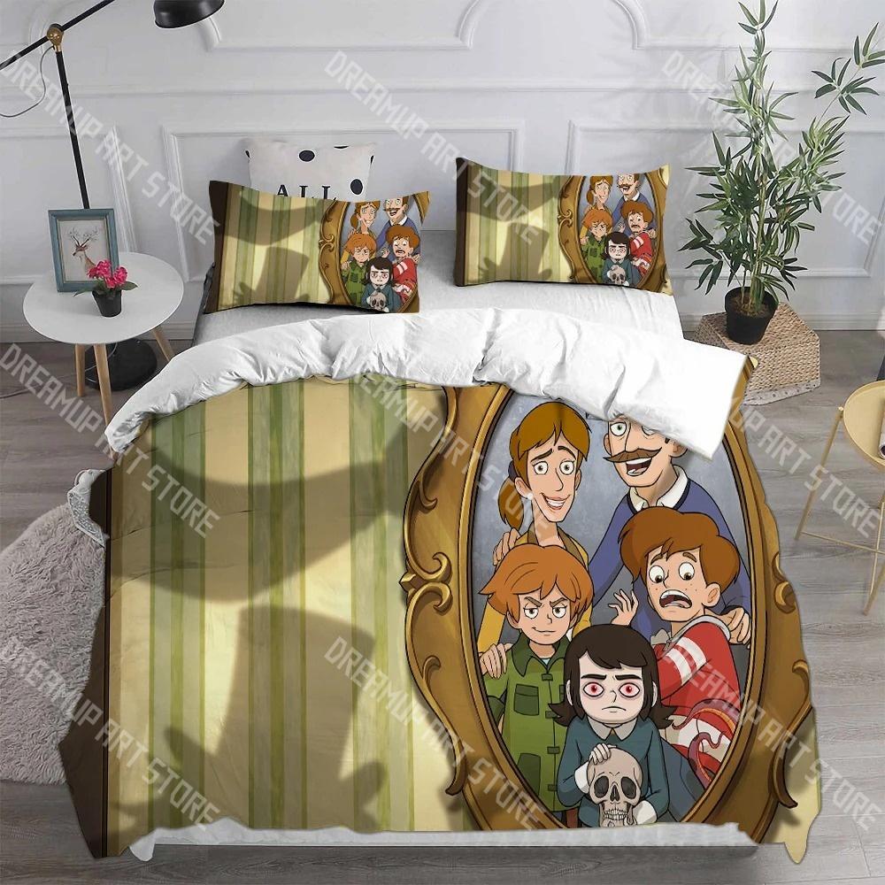 Fashion Hauntedel Season 1 Bedding Set Single Twin Full Queen King Size Bed Set Kids Bedroom Duvetcover Sets Bed Sheet Set