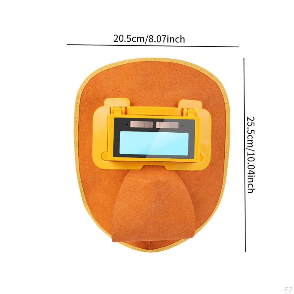 Welding Helmet Lightweight Clear View Face Protector Comfortable Cover
