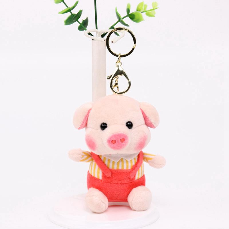 1pc 12cm Cute Fragrance Pig Plush Toys Soft Stuffed Animals Mini Piggy Bag Pendant Plush Dolls Key Chain For Children Girls Gift
