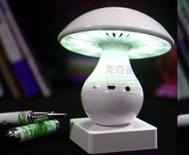 Bluetooth-Lampe Mini-Lautsprecher mit Radio Weiß