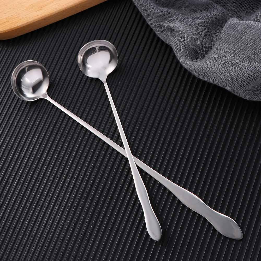 Ice Cream Coffee Mixing Flatware Kitchen Utensil Stirring Spoon Cocktail Spoon Bartender Tool