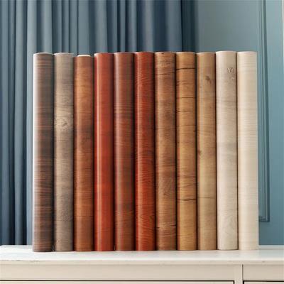 55cm Width Wood Grain PVC Wallpaper for Door Wardrobe Cupboard Table Furniture Waterproof Self Adhesive Stickers Home Decor Film