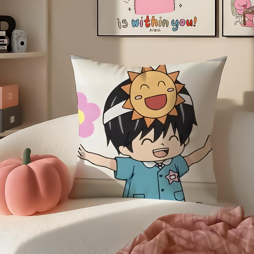 KKotaroS LLives AAlone Cushion Cover Pillowcase Short Plush Invisible zipper Room Sofa Cushion Cover