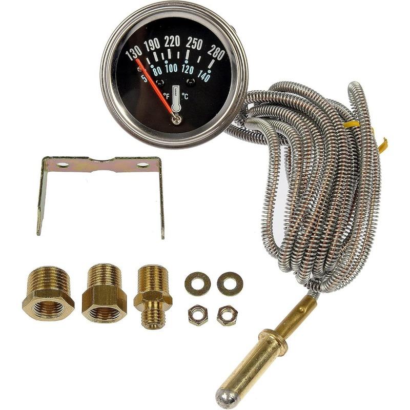 Mechanical Water Temperature Gauge Universal Fit 120 Degree