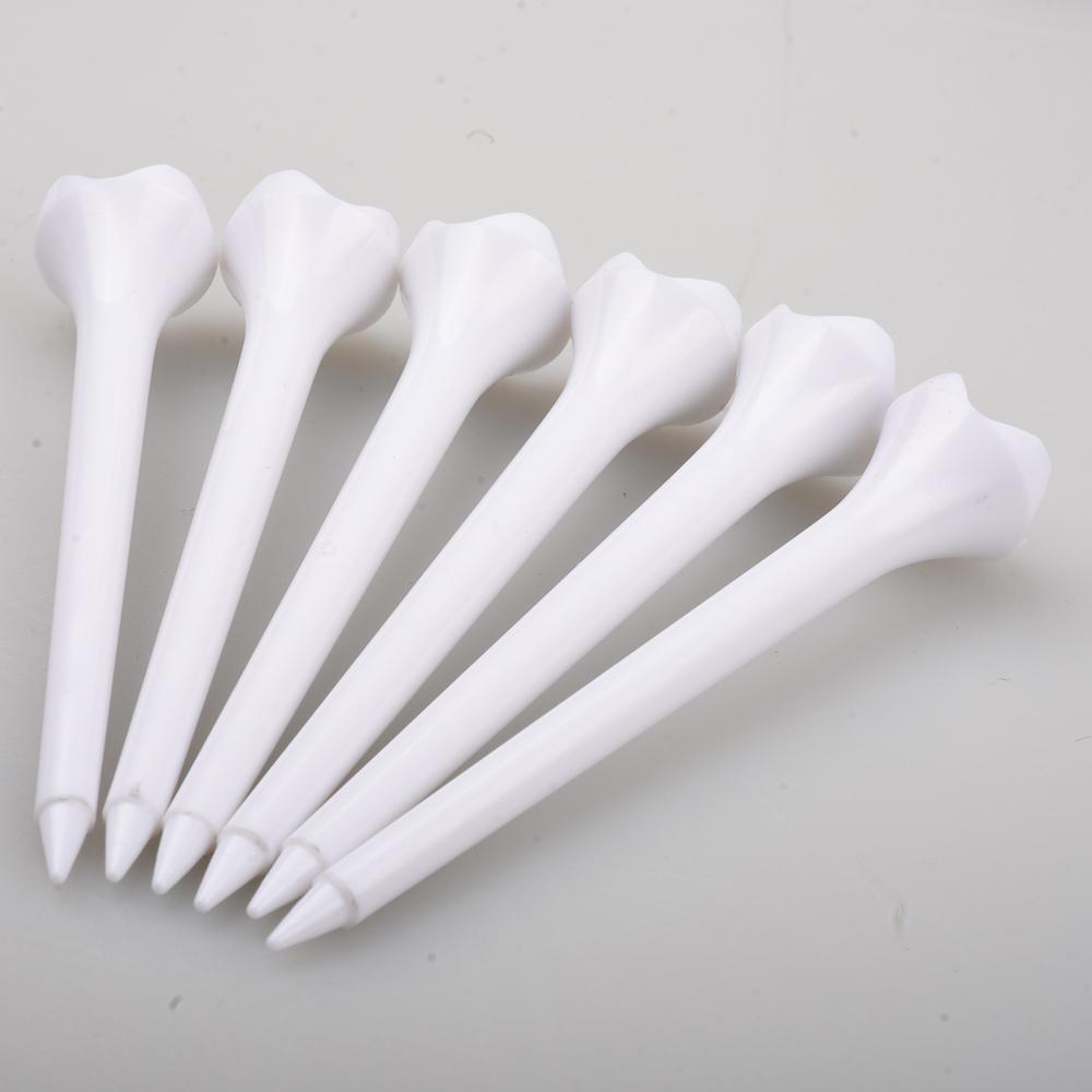 50 Pieces of 70/83MM Plastic ABS Material Durable and Sturdy Golf Course Training Golf Tee