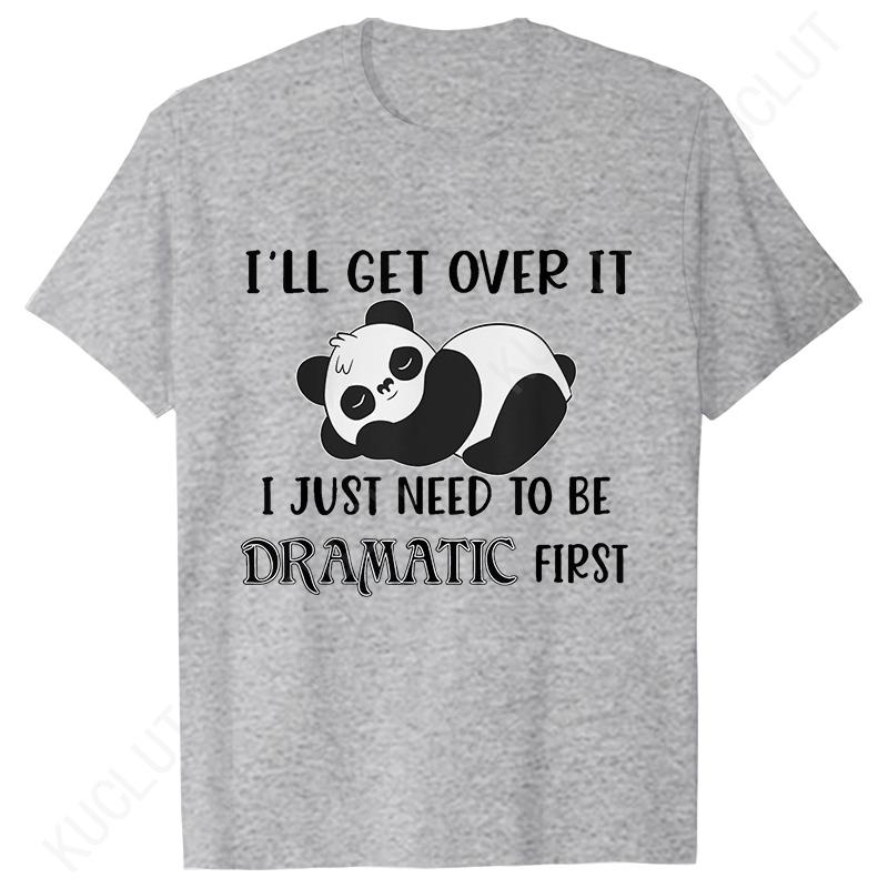Women T-Shirt Sleepy Lazy Cow Graphic Y2k Tops Funny Dramatic Animal Print Shirt Summer Short Sleeve Tee Vintage Female Clothing