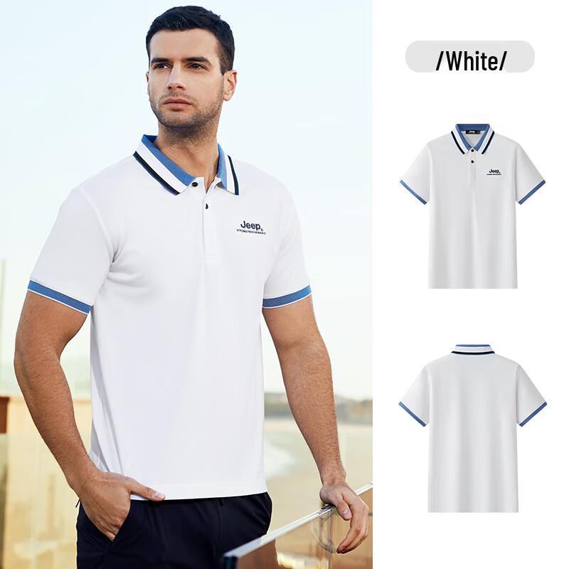 Jeep Men's Casual Sport Polo T-Shirt