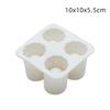 4 Cup Shape Silicone Ice Cube Mold Shot Glass IceMould Ice Cube Tray Summer Bar Party Beer Ice Cocktail Cold Drinking Tools