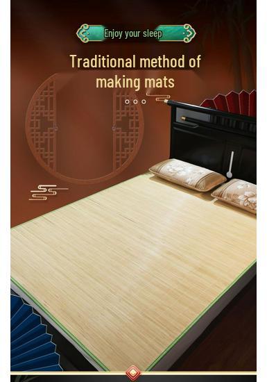 Summer Bamboo Cooling Mat with Free Shipping - Available in Multiple Sizes for Home, Dormitory, and Bunk Beds