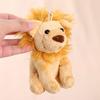 Animal Lion Plush Pendant Doll With Fluffy Hair For Backpack Decor Ideas Gift