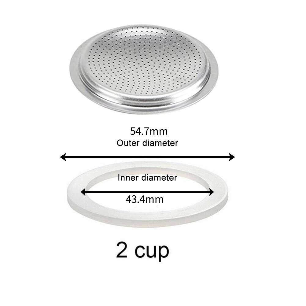 Akcesoria Uszczelka Gumowa Ekspresy do Kawy Espresso Uszczelka 2 cup+sieve