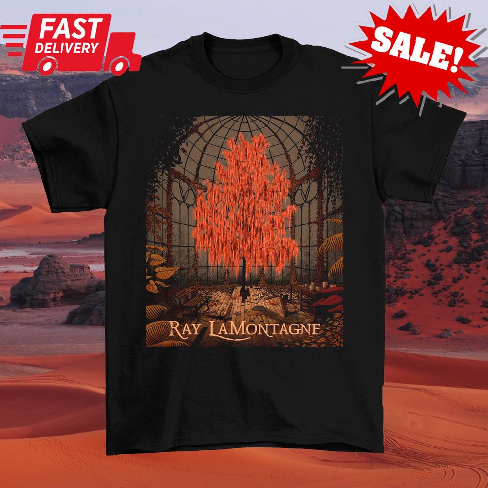 Poster Concerto Maglietta Ray Lamontagne Classica Nera Unisex S-5XL 1H0342 Maglietta Unisex